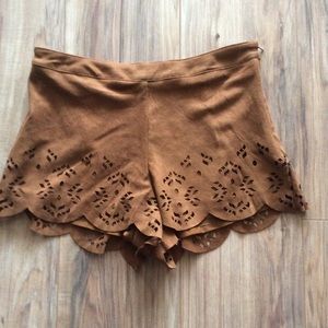 Faux Suede‎ Shorts